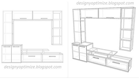 Diseño De Muebles Madera: Mueble Para TV Pantalla Plana ...