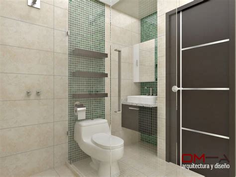 Diseño interior en apartamento, espacio baño secundario ...