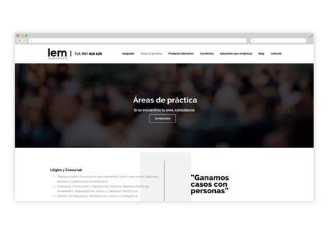 Diseño web despacho abogados en Málaga   Factoryfy