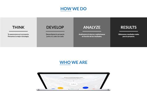Diseño web para empresa de marketing online en Barcelona
