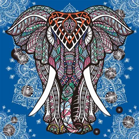 Diseños de Elefantes hindúes en mandalas: Significado y ...