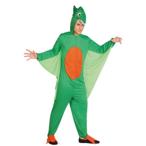 Disfraz de Dinosaurio Verde para hombre | Envío en 24h