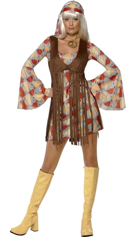 Disfraz de hippie años 60 para mujer