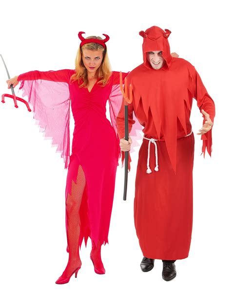 Disfraz de pareja diablo rojo Halloween: Disfraces parejas ...