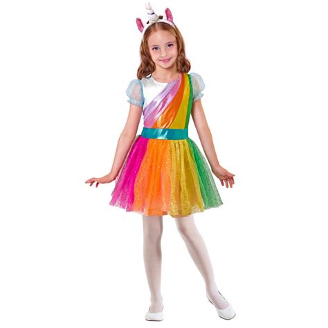 Disfraz de Unicornio Arcoiris para Niña | Comprar Online
