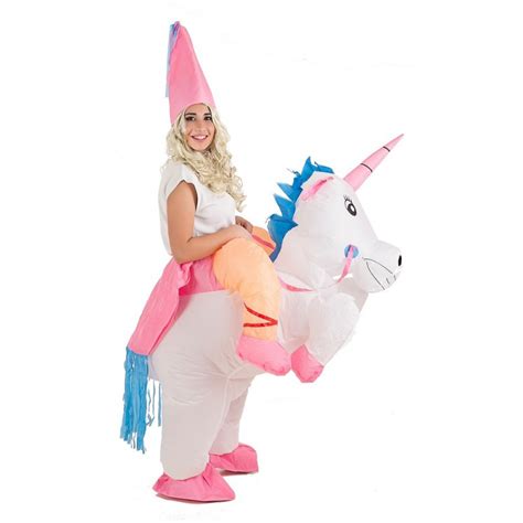 Disfraz de Unicornio Hinchable con Princesa | Compra Online