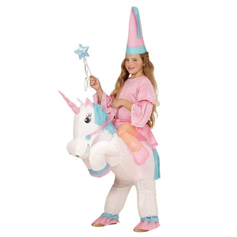Disfraz de Unicornio hinchable para niña   Disfraces Fleppy