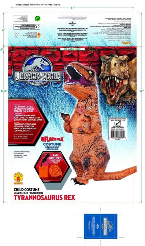 Disfraz T rex Jurassic World Dinosaurio Niño 5  7 Años ...