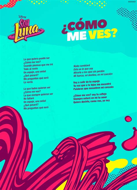 | Disney Channel Latinoamérica | Lyrics de Soy Luna ...
