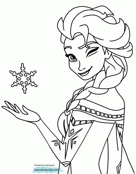 Disney Frozen Coloring Pages Elsa | bourseauxkamas.com