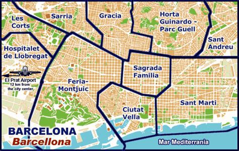 Distritos Barcelona Mapa | My blog