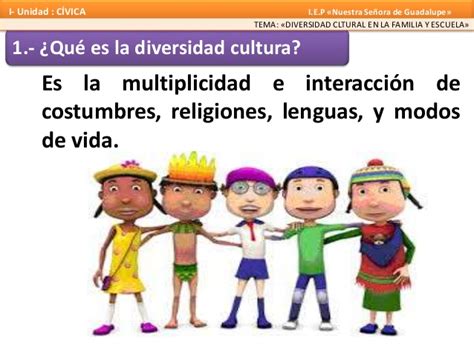 Diversidad cultural en la familia y la escuela