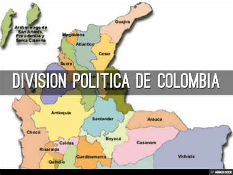 division politica de colombia