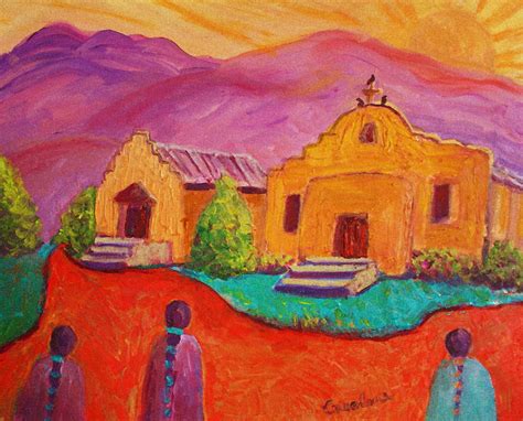 Dixon New Mexico Painting by Carolene Of Taos