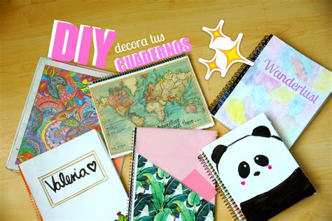 DIY   6 ideas fáciles para decorar tus cuadernos! ♡   YouTube