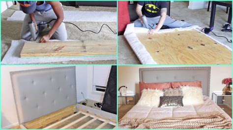 DIY | Building a Tufted Queen Size Bed From SCRATCH ...