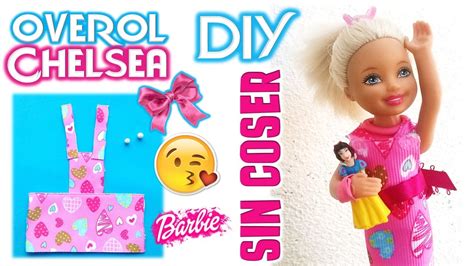 DIY | Como hacer ROPA para Muñecas Barbie CHELSEA SIN ...