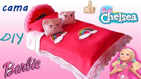 DIY Como hacer una cama para Barbie Chelsea. Manualidades ...