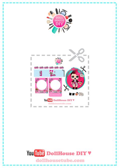 DIY Miniature LOL Surprise Doll Puzzle with Stickers ...