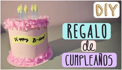 DIY Regalo de Cumpleaños   YouTube