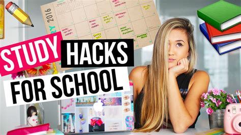 DIY STUDY HACKS FOR SCHOOL: Organization & Homework Tips ...