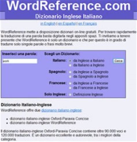 Dizionario Inglese Francese Online Gratis