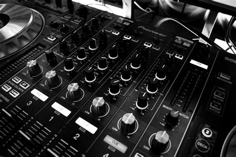 DJ Audio Mixing Panel Full HD Wallpaper and Background ...