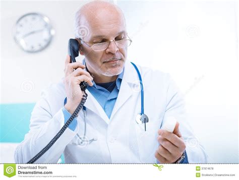 Doctor On The Phone Royalty Free Stock Photos   Image ...