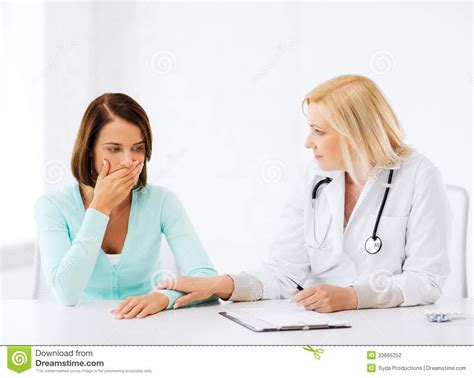 Doctor With Patient In Hospital Stock Photography   Image ...