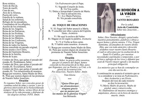 doctrina católica: Folleto para rezar el Rosario, avemaria ...