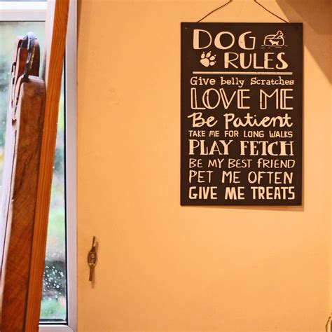 dog rules blackboard sign by the wedding of my dreams ...