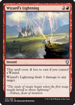 Dominaria Card of the Day: Wizard s Lightning and Retort ...