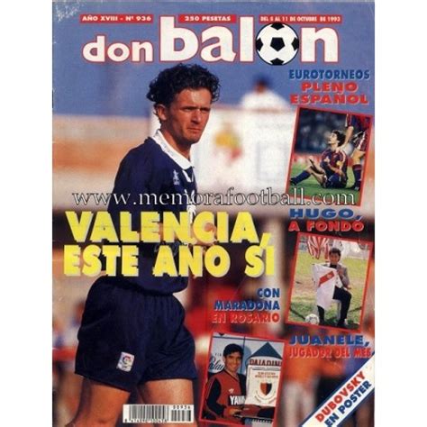 DON BALON nº 936 05 11 Oct 1993   Memora Football