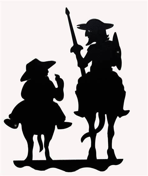 Don Quijote Y Sancho Panza Silueta | www.imgkid.com   The ...