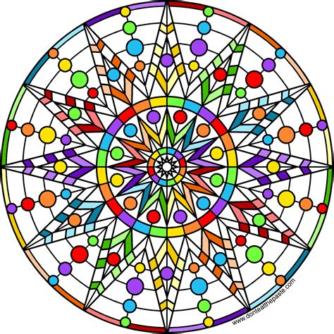 Don t Eat the Paste: Sun mandala to print and color