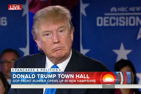 Donald Trump Assures Voters His Hair Is Real During Today ...
