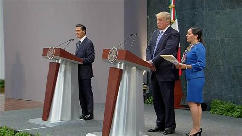 Donald Trump, Mexican president discuss border wall at ...