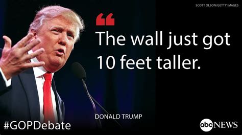 Donald trump warns former mexican president the  wall just ...