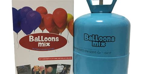 Dónde comprar el helio para inflar los globos