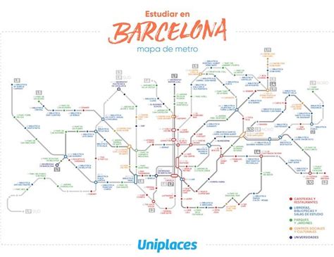 Dónde estudiar en Barcelona, el mapa con los mejores ...