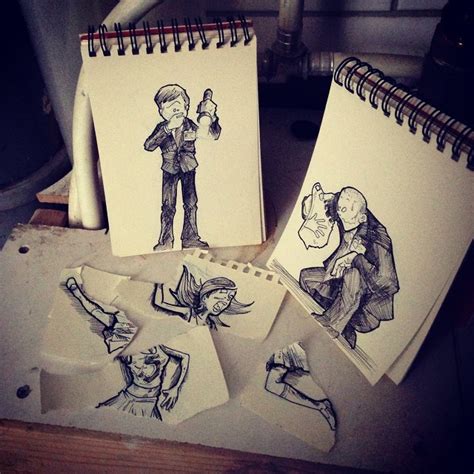 Doodles That Cleverly Interact With Their Environment