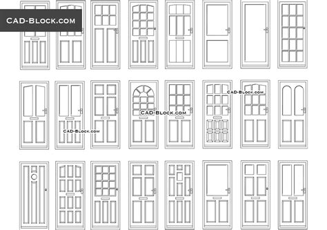 Door Dwg & Wrought Iron Doors Dwg CAD Blocks Free Download ...