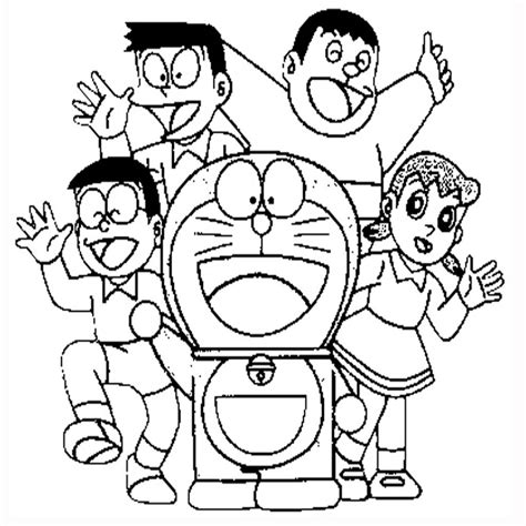 Doraemon Para Colorear Pintar E Imprimir | Colorear.website