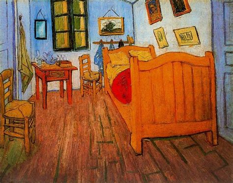 Dormitorio en Arlés  1888  Vincent Van Gogh