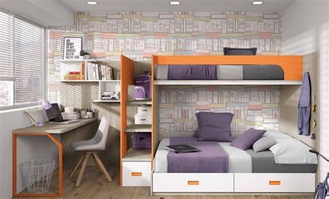 Dormitorios juveniles modernos. Muebles para dormitorios.