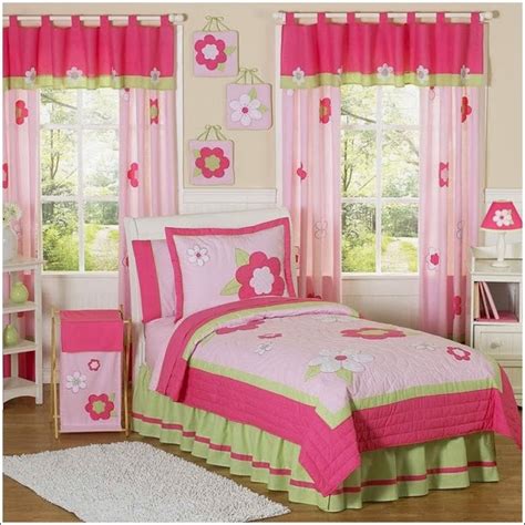 Dormitorios para niña en rosa y verde limón   Dormitorios ...