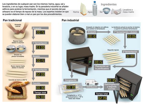 Dos formas de hacer pan / Infografías / Multimedia / SINC