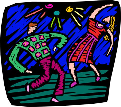 dos personas bailando en una discoteca libres de derechos ...