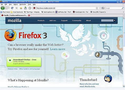 Download free Mozilla Firefox for Windows XP  32bit / 64bit