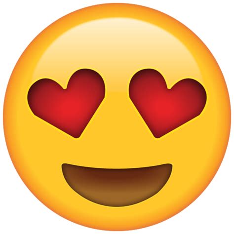 Download Heart Eyes Emoji Icon | Emoji Island